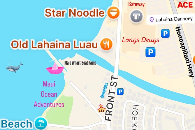 2 hour Lahaina Sunrise Whale Watch - Included essentials (so you travel lighter)