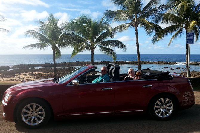 8-Hour Luxury Four Door Convertible Tour of Oahu's South and North Shores - Diamond Head and China Walls: where the views start doing the work