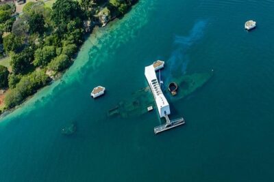 Battleships of WWII at Pearl Harbor Departing from Waikiki - Visitor Center first: set the story before the memorial quiet