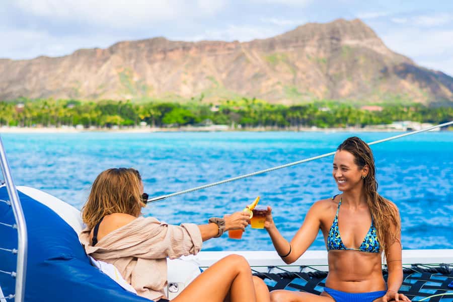Board from Waikiki Beach for our Aloha Hour Sail - The 90-Minute Waikiki-to-Leahi Route (What You’ll Actually See)