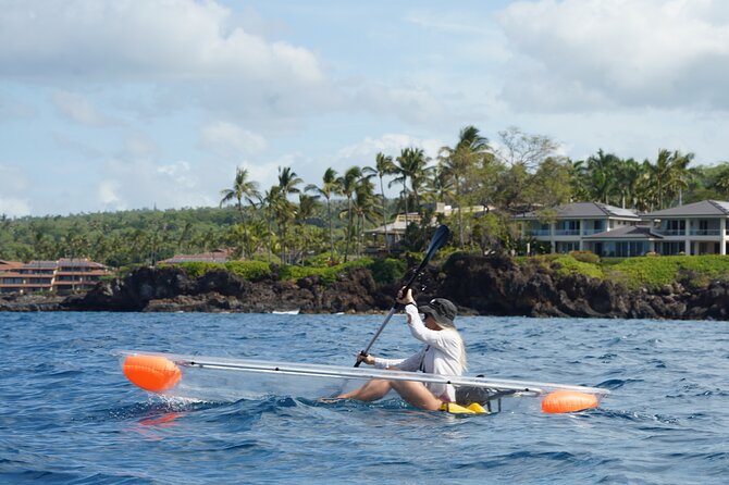 Clear Bottom Glassy Kayak Rental | MAUI | Safe and Stable Kayaks - Getting to Makena Landing Park and making delivery easy