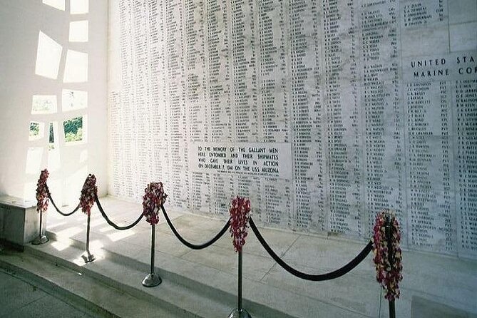 Complete Pearl Harbor Experience Tour Departing Kauai - Stop 5: USS Oklahoma Memorial—429 marble sticks