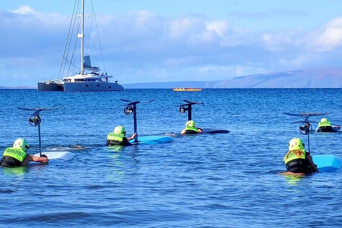 Electric Foilboard rides/lessons/sessions at Sugar Beach, Maui - The 2-hour session flow: what typically happens from check-in to return