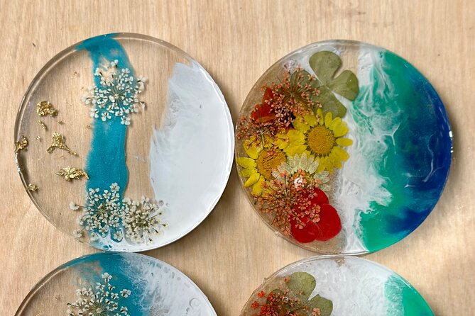 Epoxy Resin Art and Craft Coaster Set Experience - The step-by-step skill set: mixing, pigments, pouring, and pro finishing