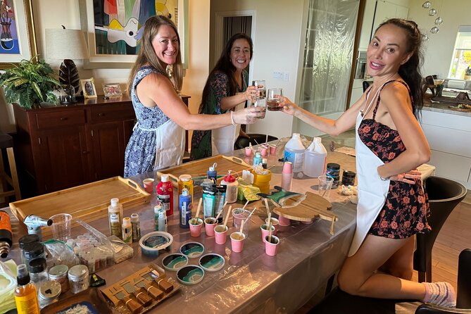 Epoxy Resin Art and Craft Coaster Set Experience - Price and value: is $135 per person worth it?