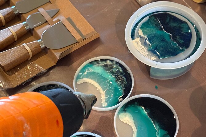 Epoxy Resin Art and Craft Coaster Set Experience - Who should book this (and who should skip it)