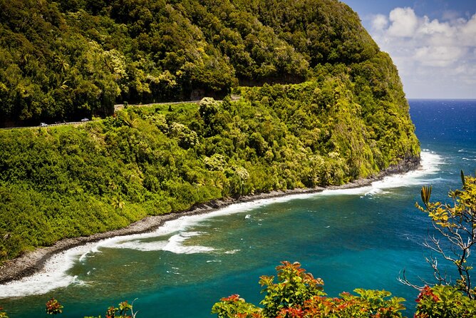 Famous Road to Hana Waterfalls, Black Sand Beach & Lunch - Paia, Ho’okipa, and the first waterfall rhythm