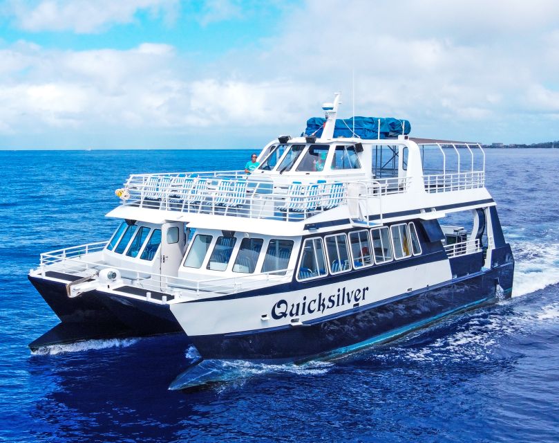 From Ma'alaea: AM Turtle Town Snorkel Aboard Quicksilver - Onboard fun that makes the day feel like more than snorkeling