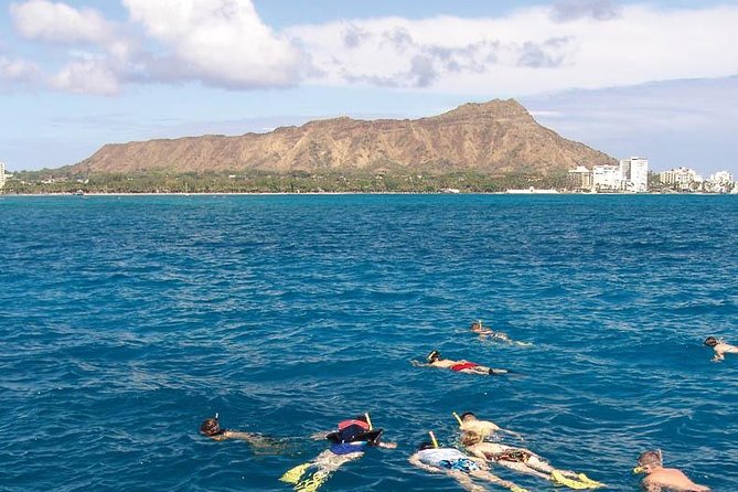 Full Day Oahu Bike, Hike, Sail and Snorkel Combo - 38-Foot Sail Along Diamond Head: Dolphins, Turtles, and Big Views