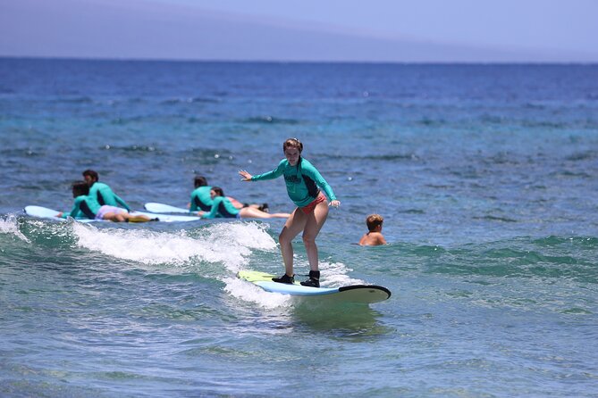 Group Surf Lessons from Kaanapali Beach - Why Kaanapali Beach is a smart start for your first surf session