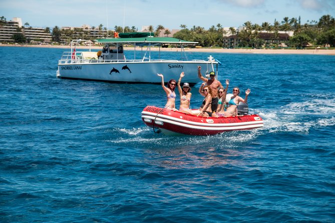 Half Day Snorkel to Lanai from Kaanapali Beach + Dolphin Search - Getting in and out: zodiac steps, wet suits, and motion sickness tips