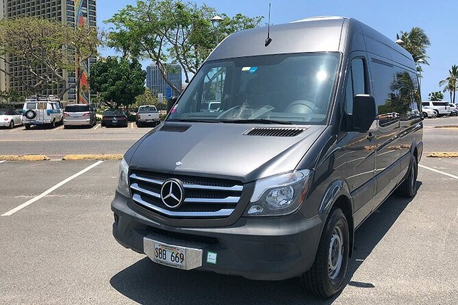 HNL Airport & Waikiki Private Transfer by Brand New Mercedes Van - Orchid lei greeting: when it makes sense and how it works