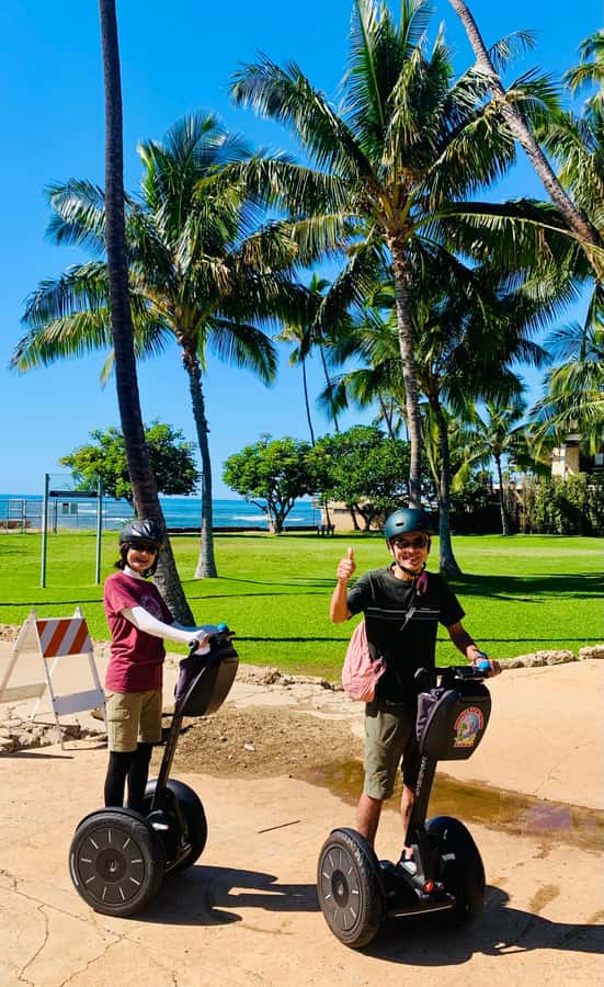 Honolulu: Diamond Head Segway Tour - Entering the Segway rhythm: training and meeting outside Honolulu Zoo