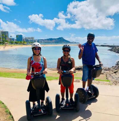 Honolulu: Magic Island & Beach Segway Tour - Meeting at Kewalos Basin Park and getting your footing