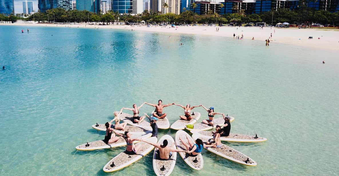 Honolulu: SUP (Standup Paddleboard) Yoga Class - Standing and balancing poses without the panic