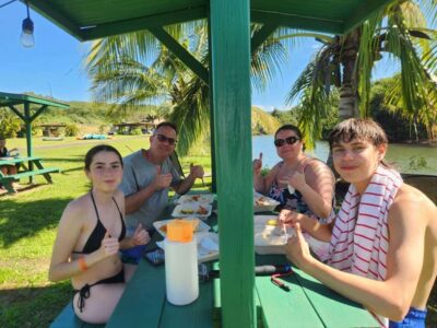 Kevo's Beach Bus - Coffee Plantation Start: Fresh Hawaiian Coffee First, Then the Beach