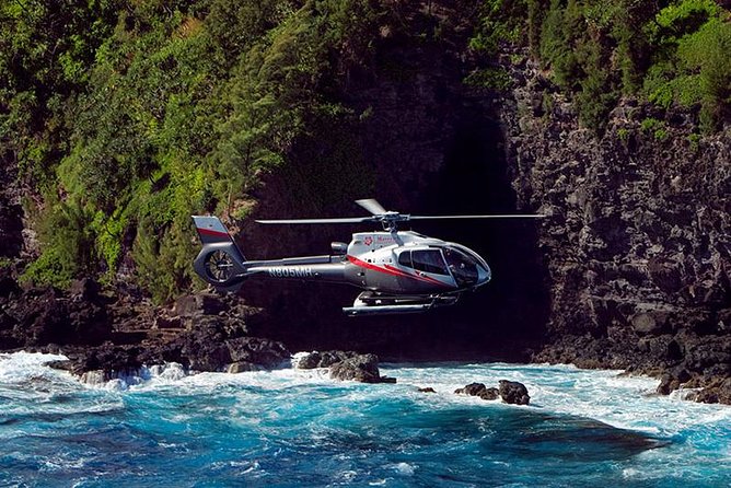 Luxury Helicopter Experience with Hana Rainforest Landing - Road to Hana in the air: waterfalls plus the Jurassic Rock moment