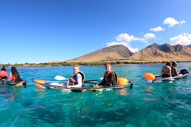 Maui Clear Kayak and Snorkel Tour: Swim with turtles (Makena) - Snorkeling with a Guide: Where the Underwater Action Gets Personal
