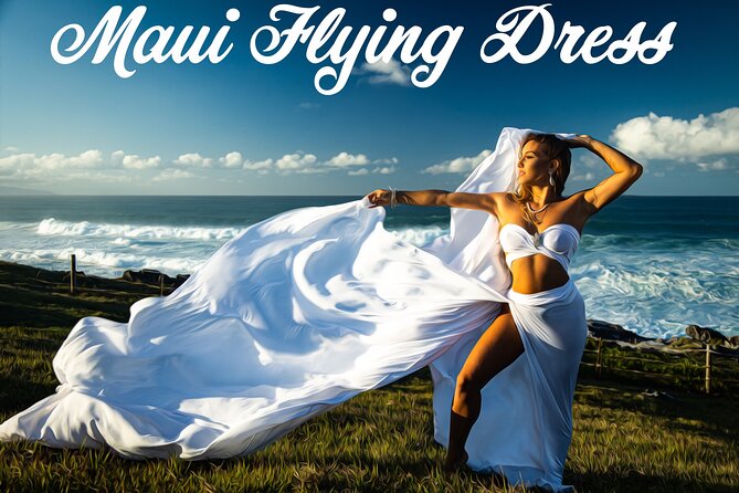Maui Flying Dress Photoshoot Experience - Choosing up to two Flying Dress looks (and getting styled)