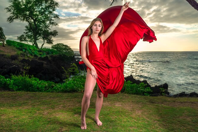 Maui Flying Dress Photoshoot Experience - Value check: $795 for a private, coached sunset shoot