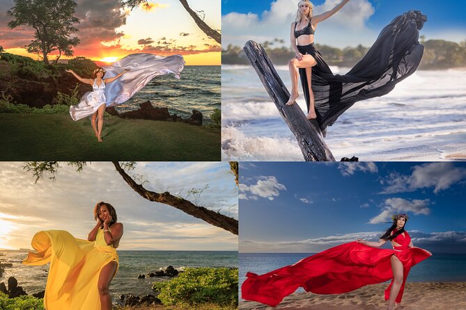 Maui Flying Dress Photoshoot Experience - Weather and sunset plans: how to stay stress-free