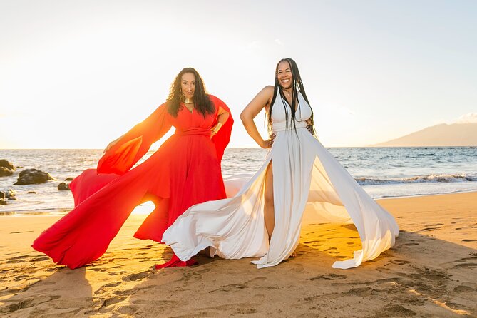 Maui Hi Flying Dress Private Photoshoot Experience - The photo delivery deal: preview, choose, and get 25+ edited downloads