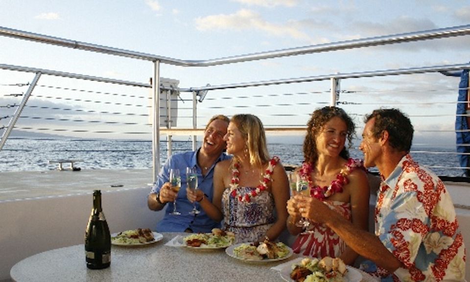 Maui: Ka'anapali Luxury Sunset Dinner Sail - A Kaanapali sunset dinner sail built for views first