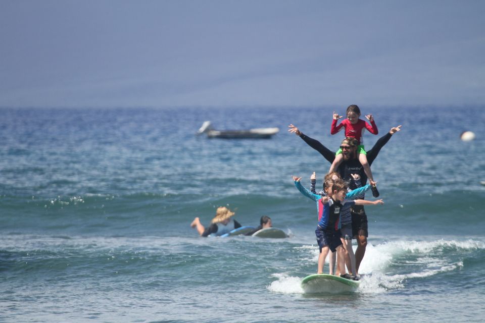 Maui Lahaina Group Surf Lesson - Photographer Included in Spirit: Optional Pro Photos for Real Memories