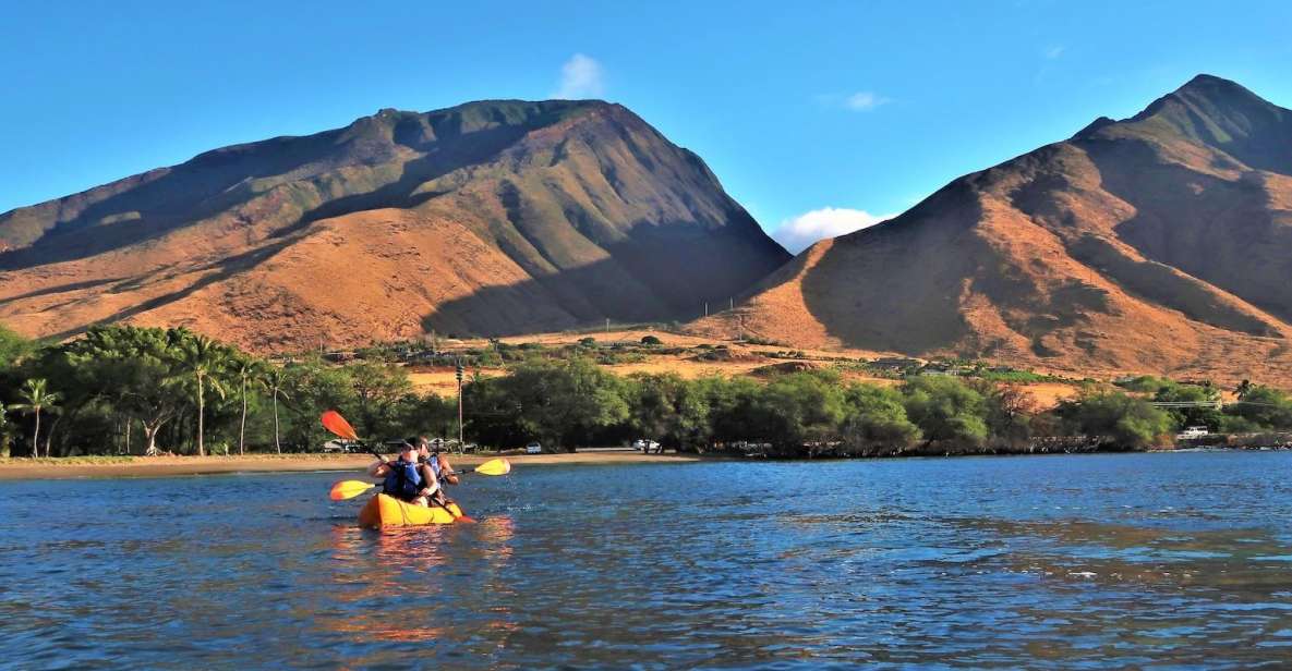 Maui: West Side Discovery Kayak & Snorkel from UKUMEHAME - Kayaking 1.5 Miles Along Olowalu or Ukumehame: Pace and Marine Life