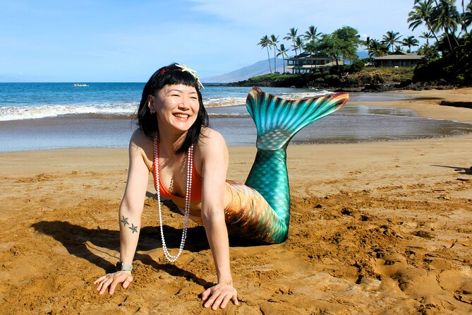 Mermaid and Merman Photoshoots on Maui - Mermaid Jules on Maui: turning a beach day into a photo story