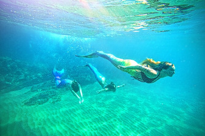 Mermaid Ocean Swimming Lesson in Maui - Gear Fitting: Tail and Monofin Sizing for Kids and Adults