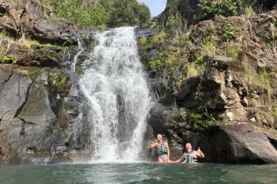 North Shore day,Waterfalls and Turtles Tour - The Midday Swing: Holly Eva, Shrimp Truck Lunch, and Beach Recovery Time