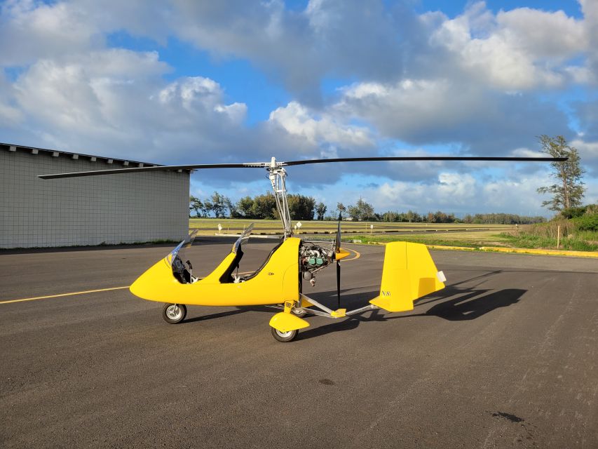 Oahu: Gyroplane Flight over North Shore of Oahu Hawaii - The Hands-On Part: When Jay Lets You Fly the Gyroplane