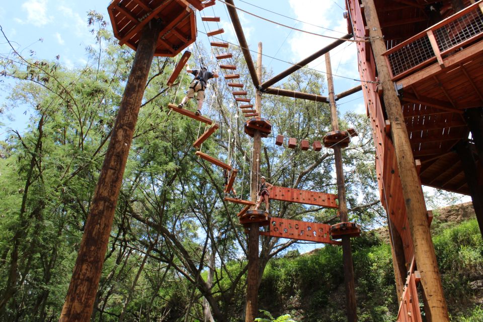 Oahu: High Ropes Adventure, Climbing, & Rappel Experience - The 60-Foot Adventure Tower and the 50-Foot Freefall Moment