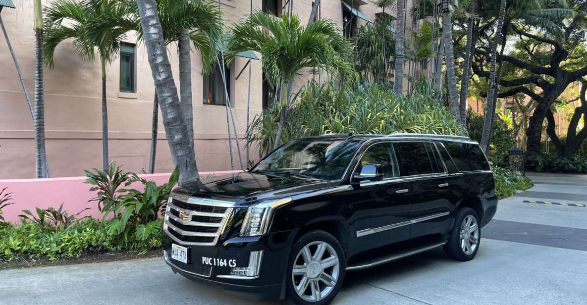 Oahu: Honolulu Airport Private by Escalade SUV - The Easy Win: Honolulu Airport to Waikiki Without the Stress