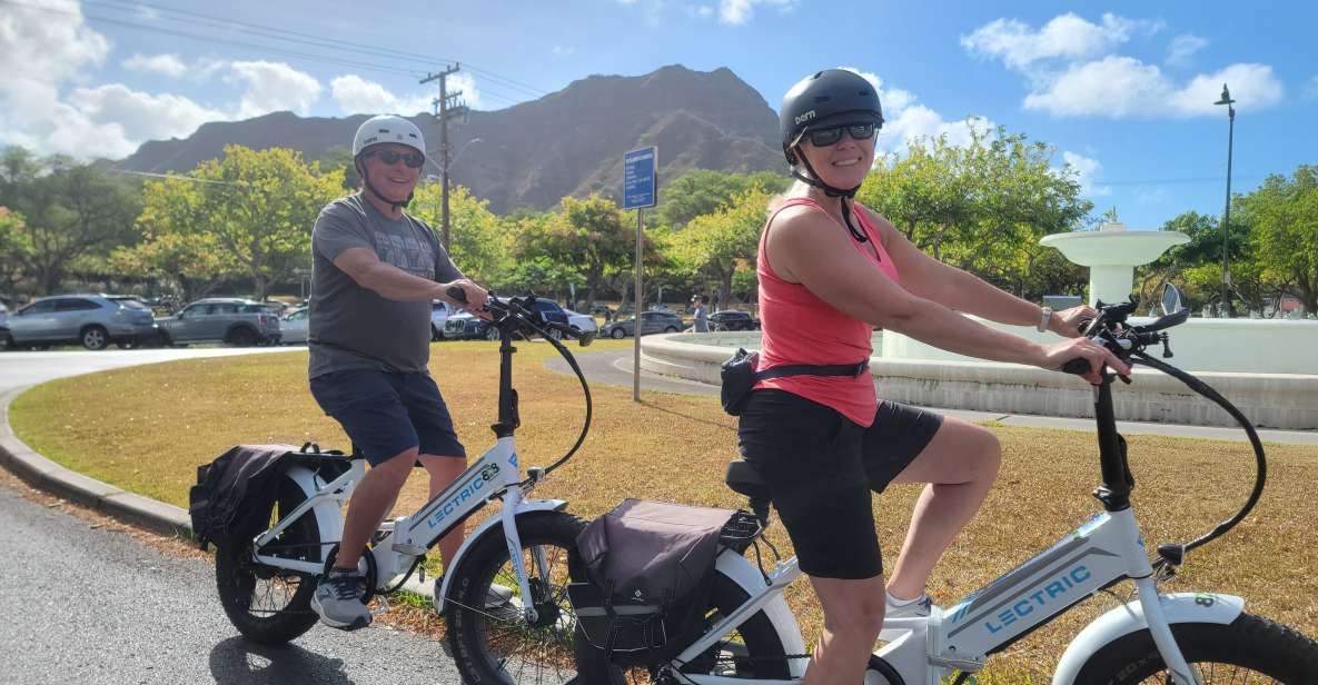 Oahu: Honolulu E-Bike Ride and Diamond Head Hike - Waikiki to Diamond Head: the smartest way to see Honolulu’s coastline
