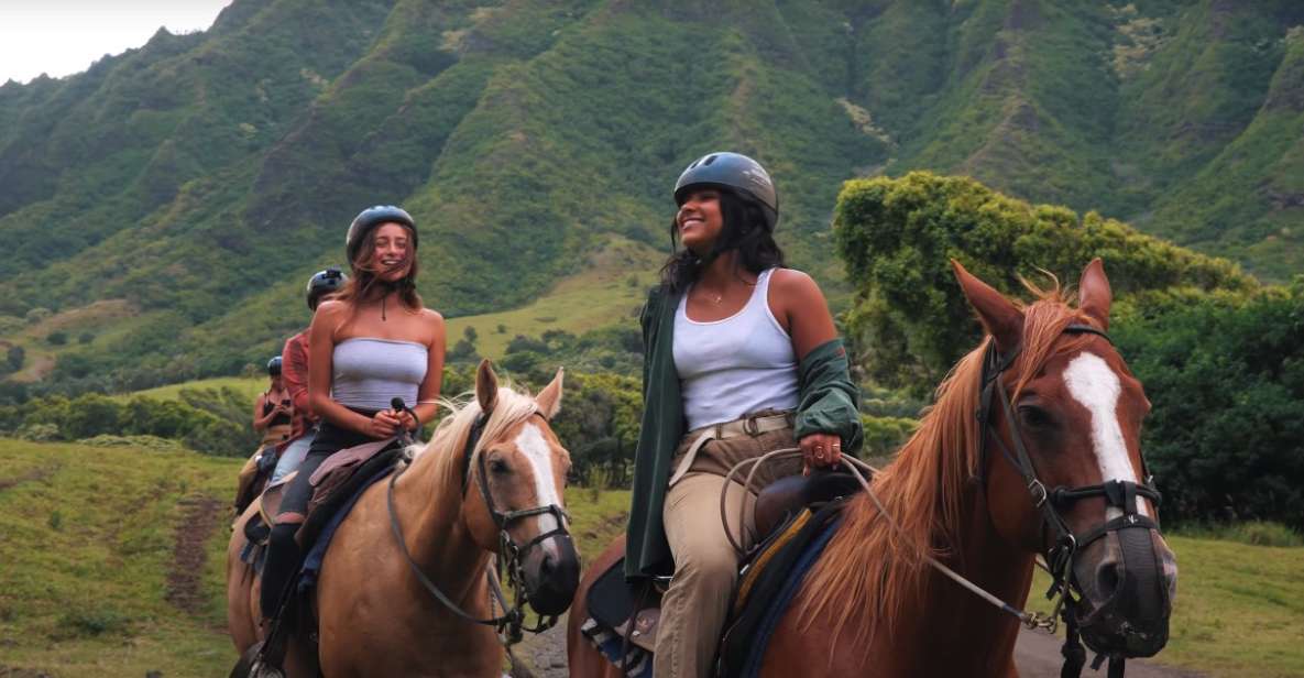 Oahu: Kualoa Hills and Valleys Horseback Riding Tour - Timing, check-in, and how the 2 hours are spent