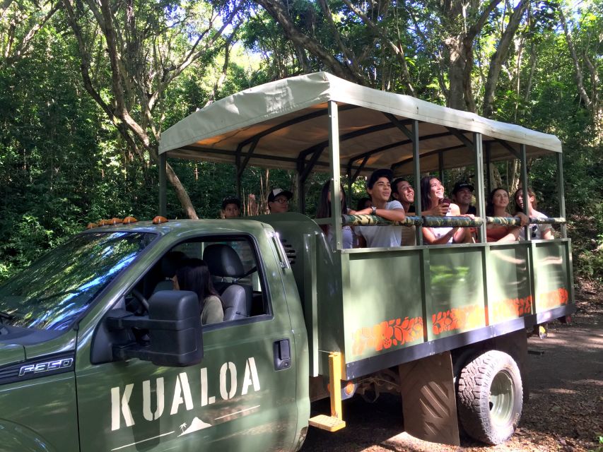 Oahu: Kualoa Movie Sites, Jungle, and Buffet Tour Package - Kualoa Grown Tour: Fruit and Flower Gardens Plus an 800-Year-Old Fishpond Story