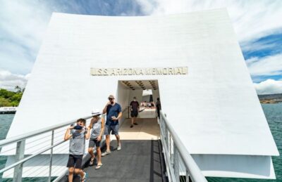 Oahu: Pearl Harbor Battleship Tour - Visitor Center: exhibits and the documentary that sets the stage