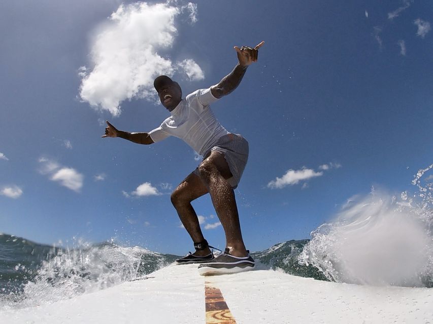 Oahu: Surf Lesson - Instructor setup: 2-to-1 help makes the learning faster