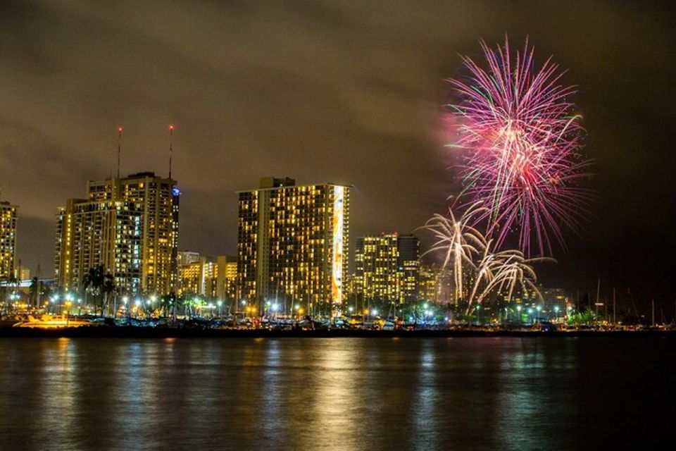 Oahu: Waikiki Friday Night Fireworks Catamaran (Wahine Koa) - Friday Night Fireworks from the Water: What This Is Really Like