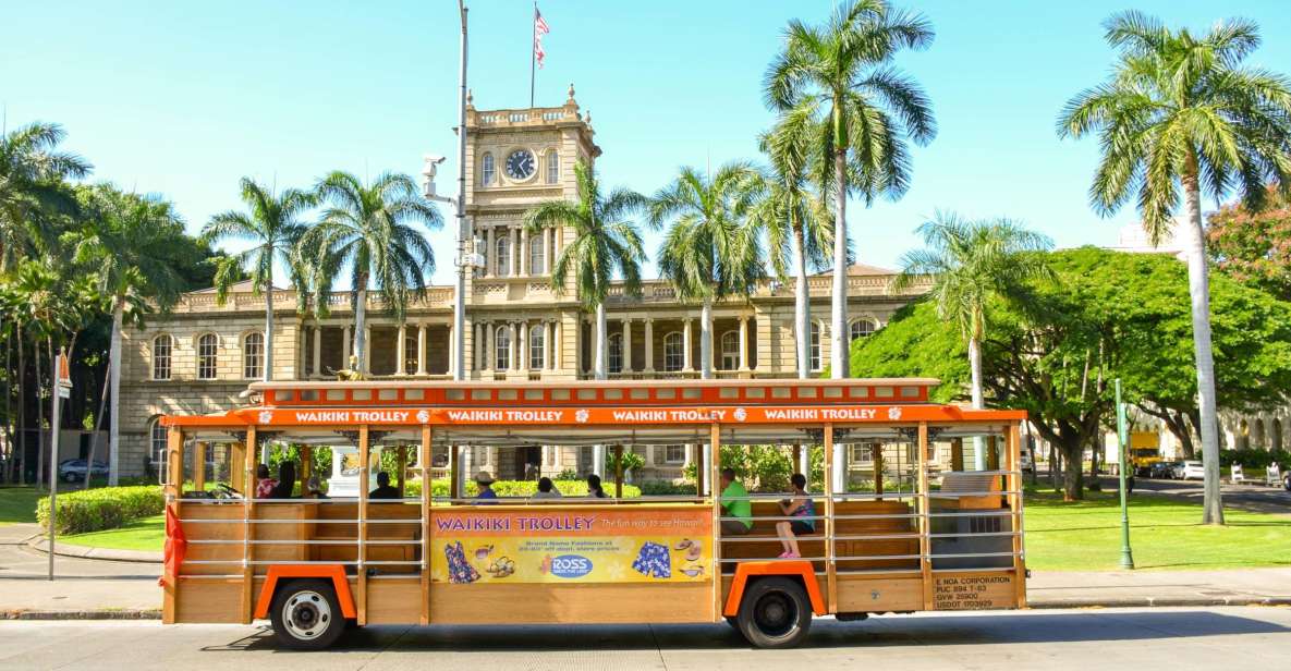Oahu: Waikiki Trolley Hop-on Hop-off All-Line Pass - Blue Line Coastal Views and Local Stops Toward Sea Life Park