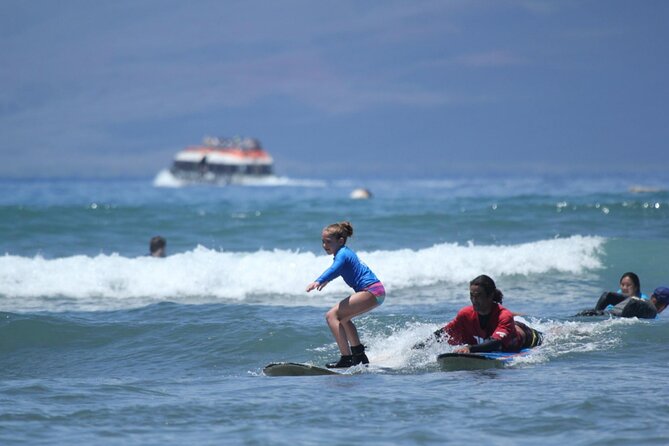 Outrageous Surf ScHool Lesson on Lahaina Side - Breakwall Beach in Lahaina Harbor: why this spot works