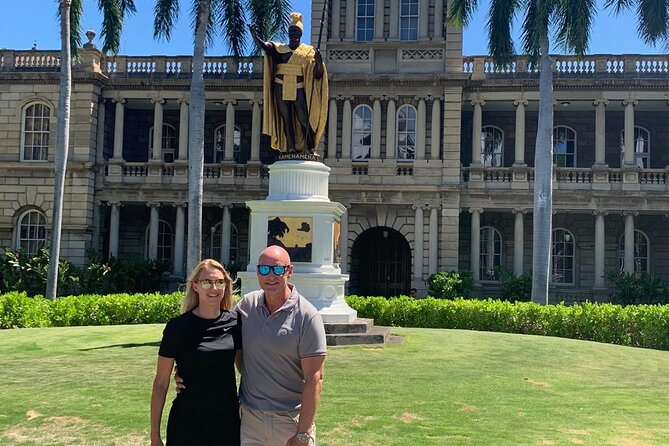 Pearl Harbor [Early Access], USS Arizona & Historic Honolulu Tour - Downtown Honolulu on foot: palaces, statues, and the Aloha Tower story