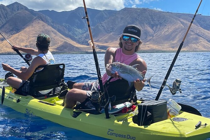 Pelagic Kayak Fishing Charter Lahaina - Island views from water: the payoff beyond the fishing