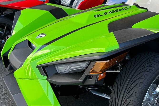 Polaris Sling Shot Rental - SL w/ Tech Package - Metalic Red - The Polaris Slingshot SL: what you’re actually getting