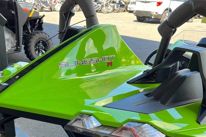 Polaris Sling Shot Rental - SL w/ Tech Package - Metalic Red - Weather and day-of surprises: what you must plan around