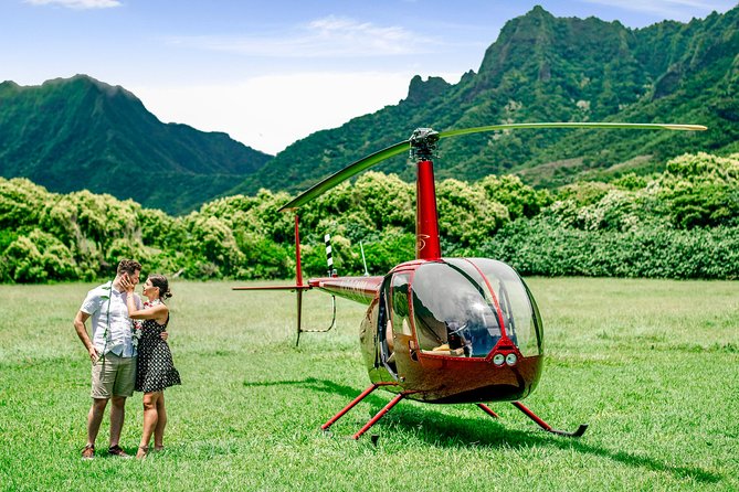 Private 45 Minute Helicopter Tour with Romantic Landing - The Maze in the Sky and the Arizona Memorial Aerial View