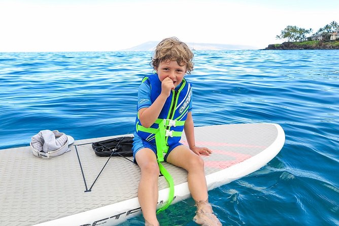 Private Beginner Paddleboard 101 Lesson: Makena Landing! - Sea turtles and ocean wildlife: how to make the most of the nature part