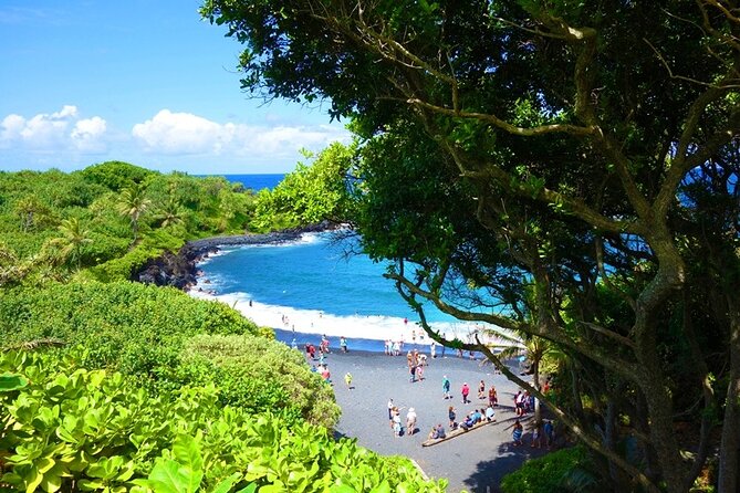 Road to Hana Rainforest, Black Sand Beach, Waterfalls & Lunch - How the stop timing actually feels in real life